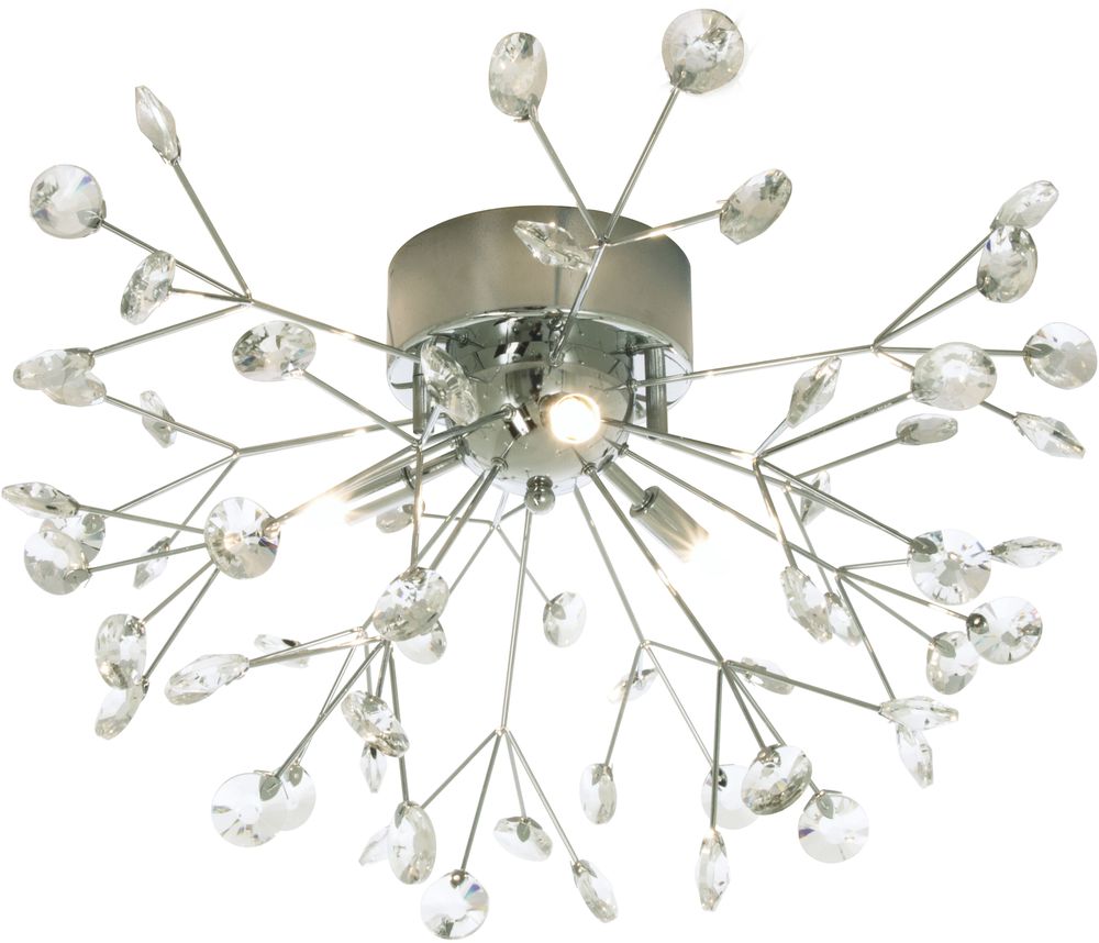 Deckenleuchte Viva - Chrom/klar