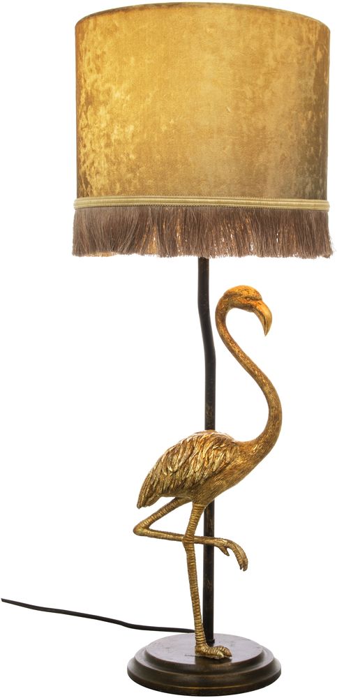 Flamingo Tischlampe - Schwarzgold/Gold Flamingo Tischlampe - Schwarzgold/Gold