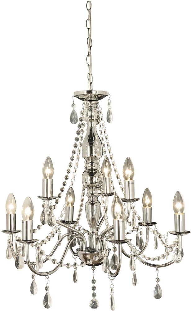 Schlosskronleuchter - Chrom