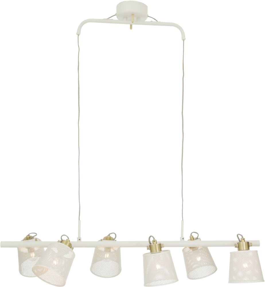 Frapino Deckenleuchte - Weiß/Messing matt Frapino Deckenleuchte - Weiß/Messing matt