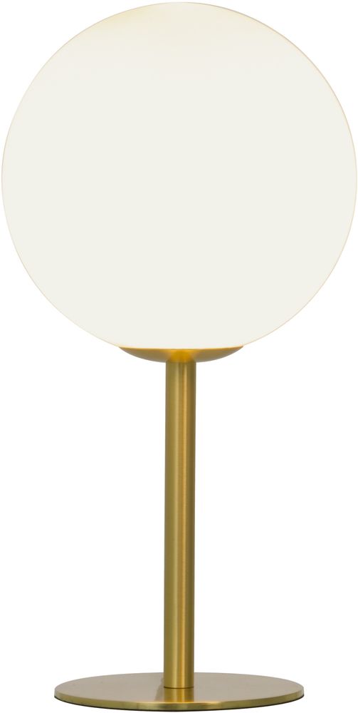 Molekyl Tischlampe - Mattmessing/Wei�