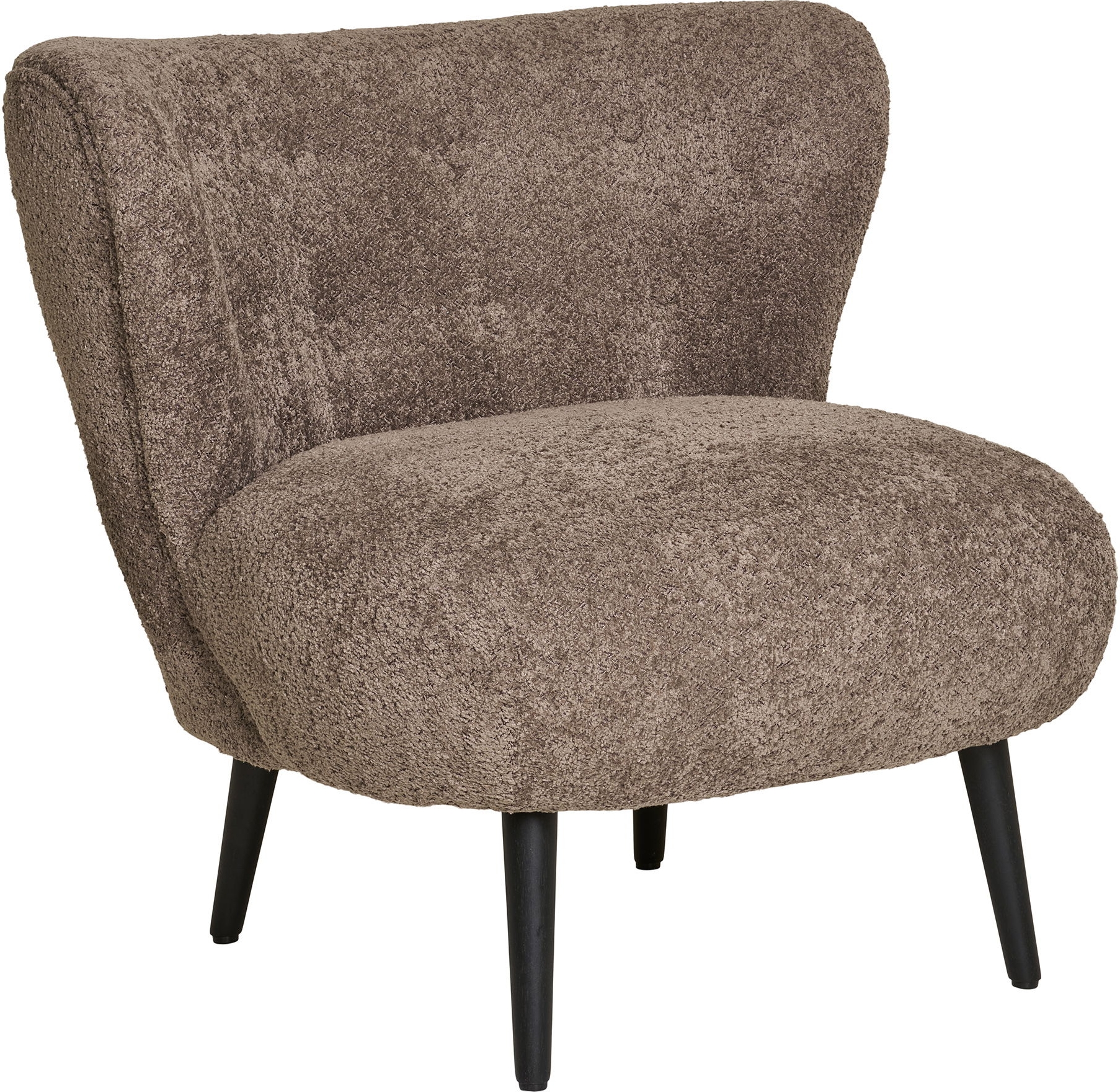 Covelo-Sessel - Braunes Bouclé Covelo-Sessel - Braunes Bouclé