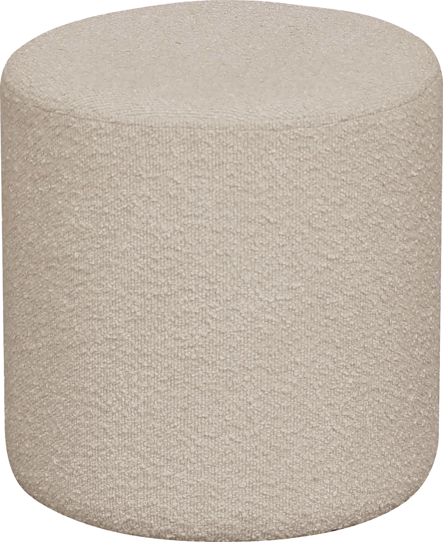 Ejby Pouf Beige Boucl�