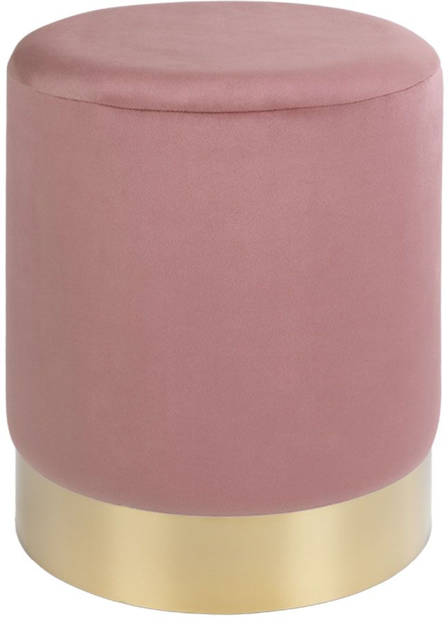 Pouf - Rosa/Messing