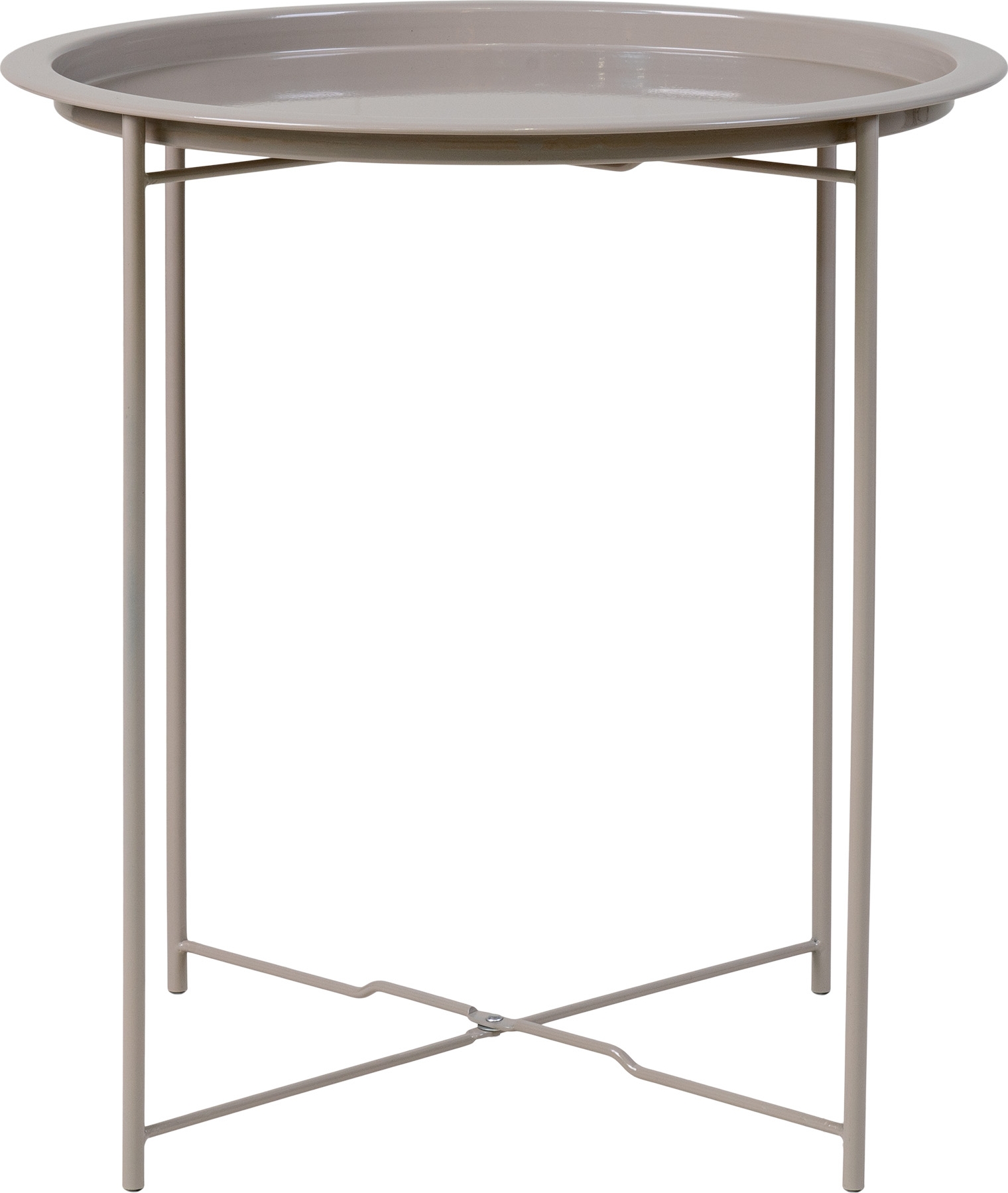 Bastia Beistelltisch �47 cm - Grau/Beige