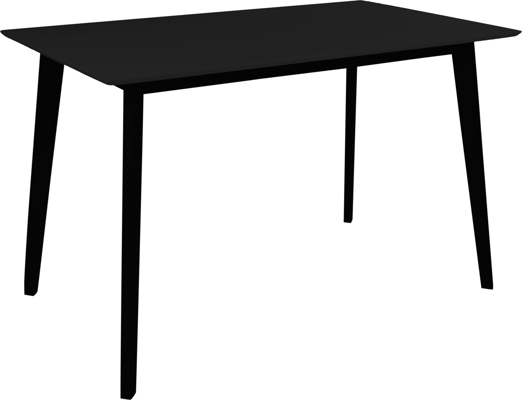 Esstisch 120x70 cm schwarz - Vojens