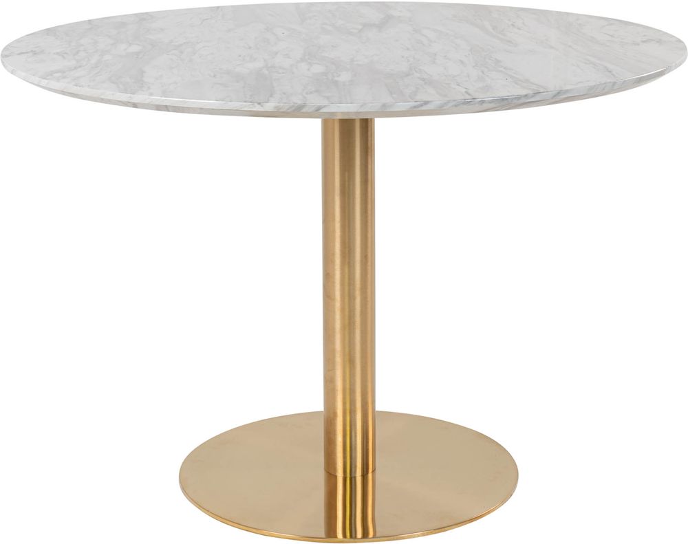 Bolzano Esstisch - Marmorimitat/Messing - �110