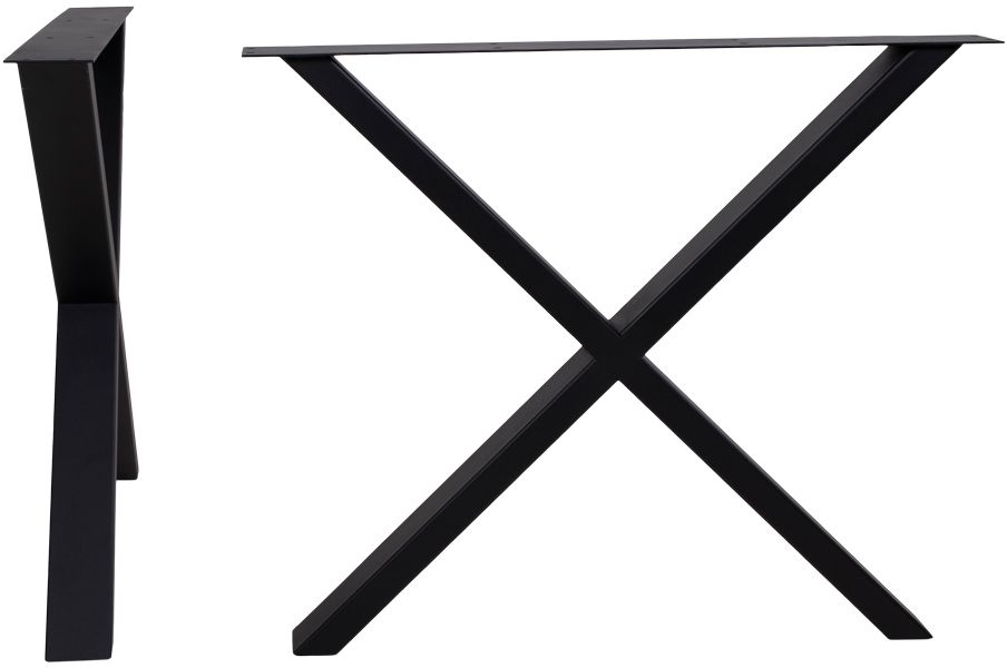 Nimes Tischbein 86 x 8 cm - Schwarz Nimes Tischbein 86 x 8 cm - Schwarz