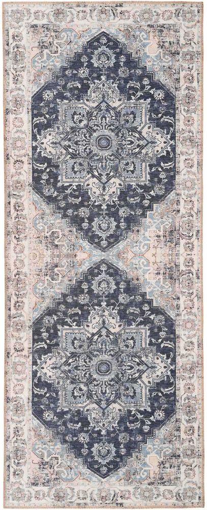 Havanna-Teppich - Blau - 80x200