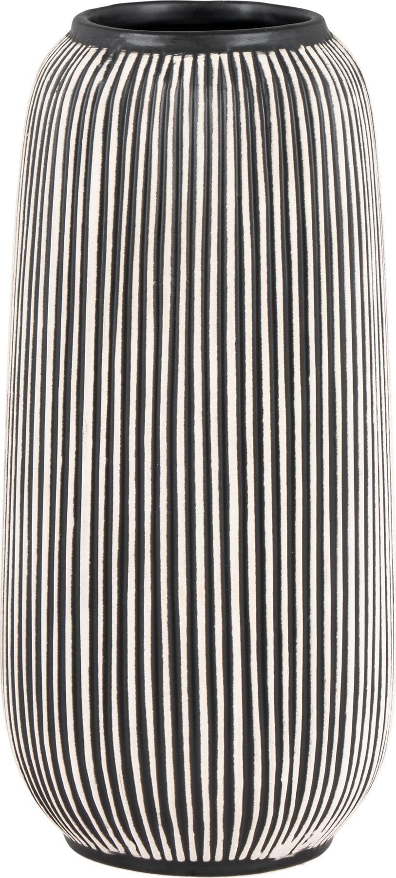 House Nordic Vase 18 - Schwarz/Weiß House Nordic Vase 18 - Schwarz/Weiß