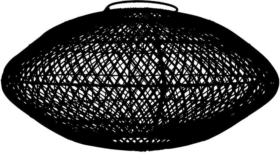 Algarve-Deckenleuchte - Schwarz