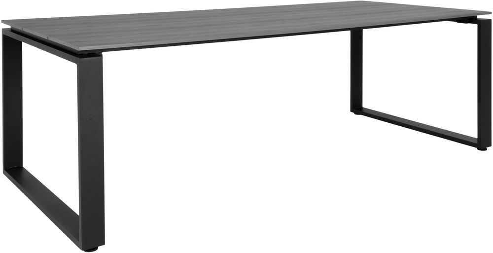 Denver Esstisch - Grau/Schwarz - 220 x 100 cm