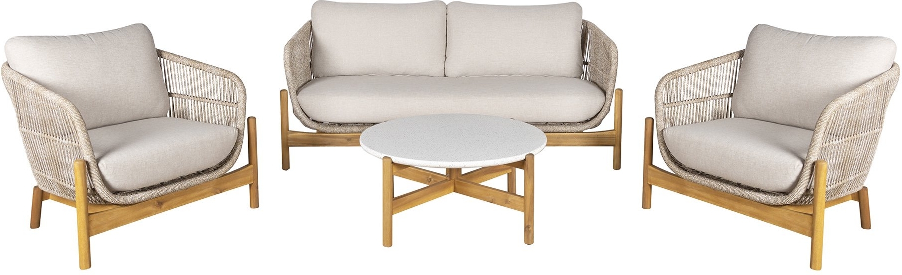 Terracina Lounge-Set - Braun/Beige Terracina Lounge-Set - Braun/Beige