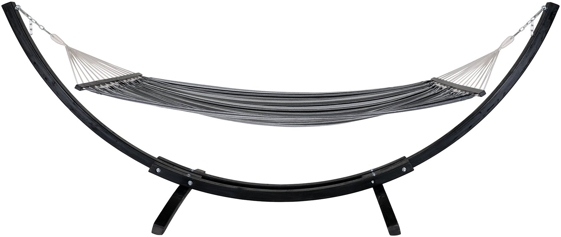 Tripoli-H�ngematte - Grau/Schwarz