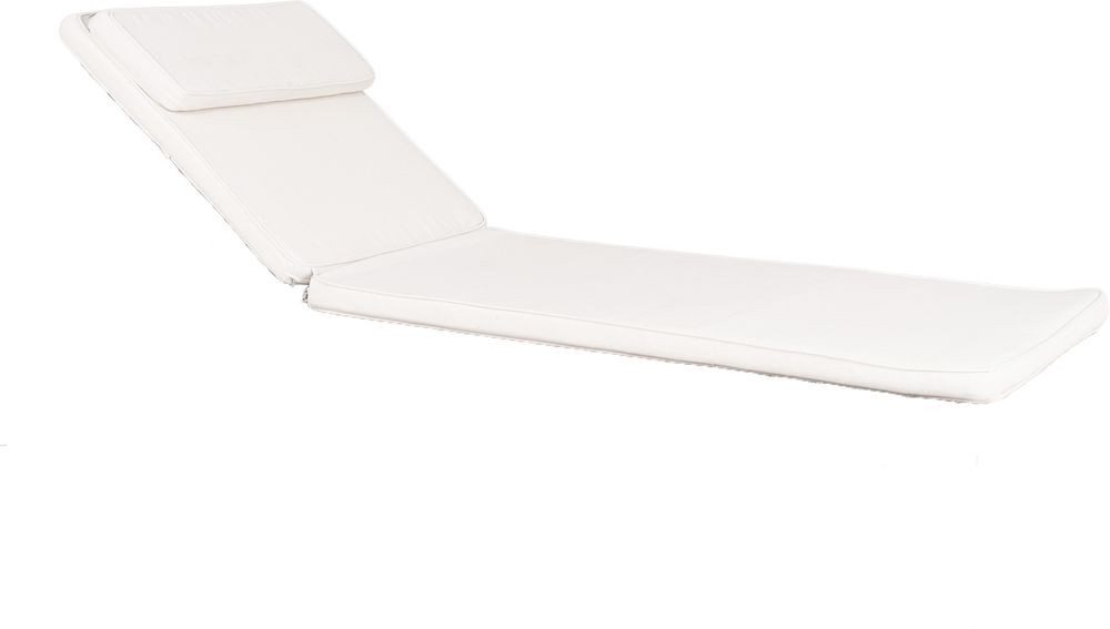 Salt� Kissen f�r Sonnenliege - Wei�