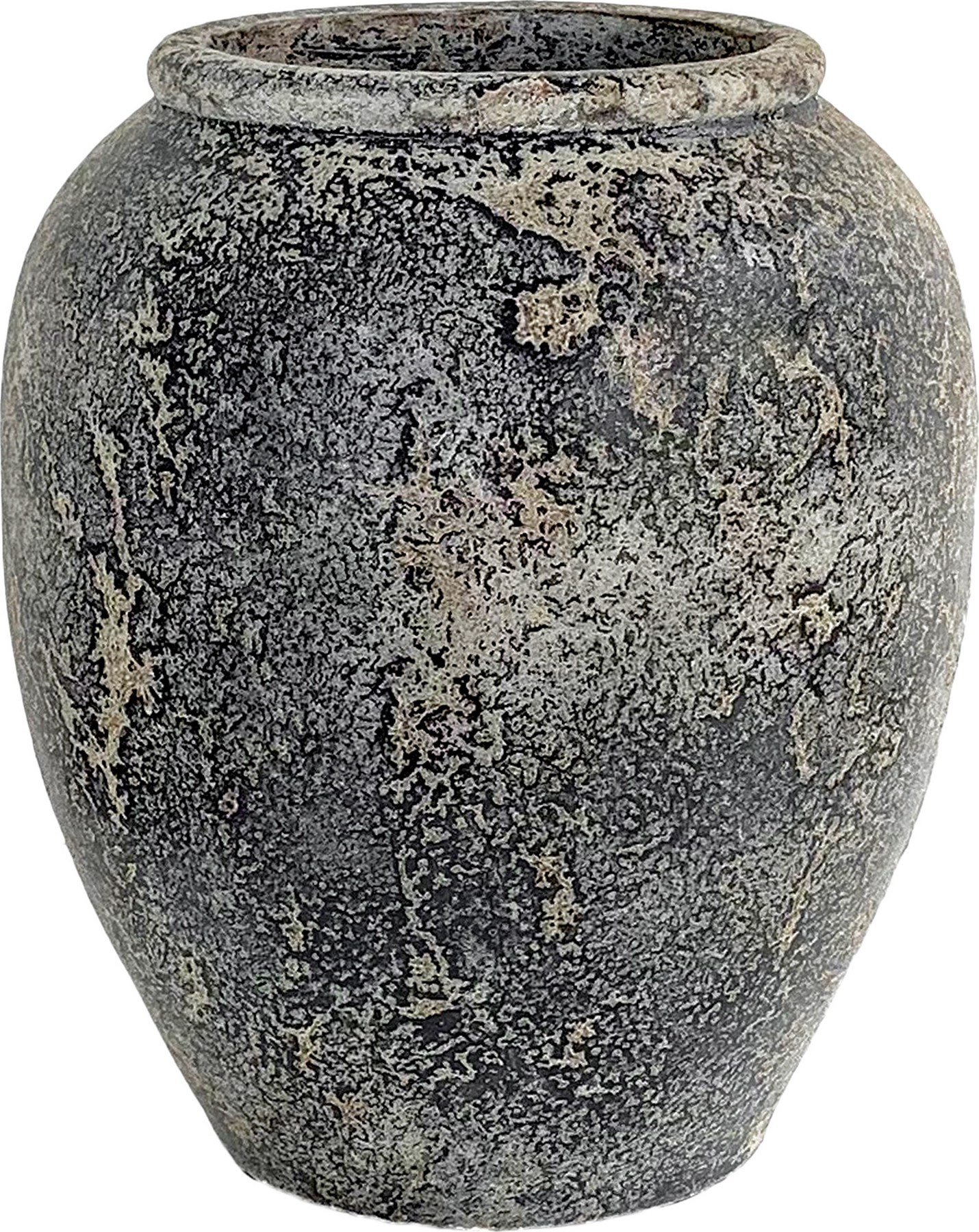 Capelo Terrakottatopf Grau �44 cm