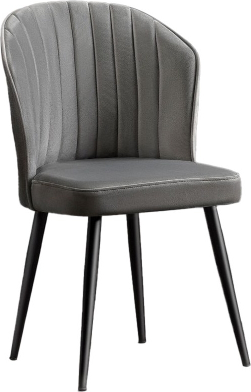Rubi Esszimmerstuhl-Set - Grau/Schwarz