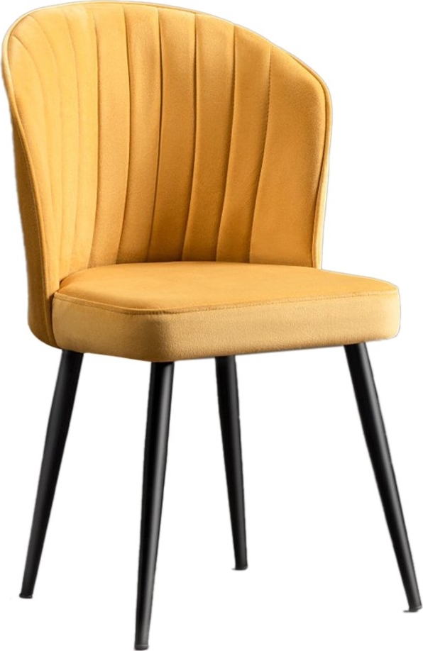 Rubi Esszimmerstuhl-Set - Gelb/Schwarz Rubi Esszimmerstuhl-Set - Gelb/Schwarz
