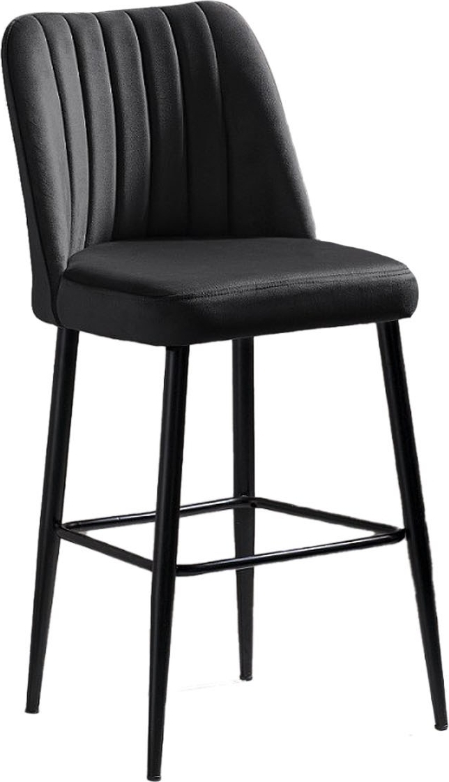 Vento Barhocker-Set - Anthrazit/Schwarz Vento Barhocker-Set - Anthrazit/Schwarz