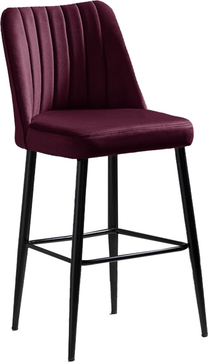 Vento Barhocker-Set - Weinrot/Schwarz Vento Barhocker-Set - Weinrot/Schwarz