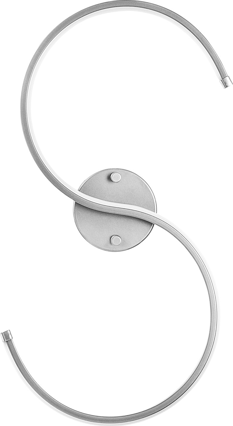 Es Wandleuchte - Chrom