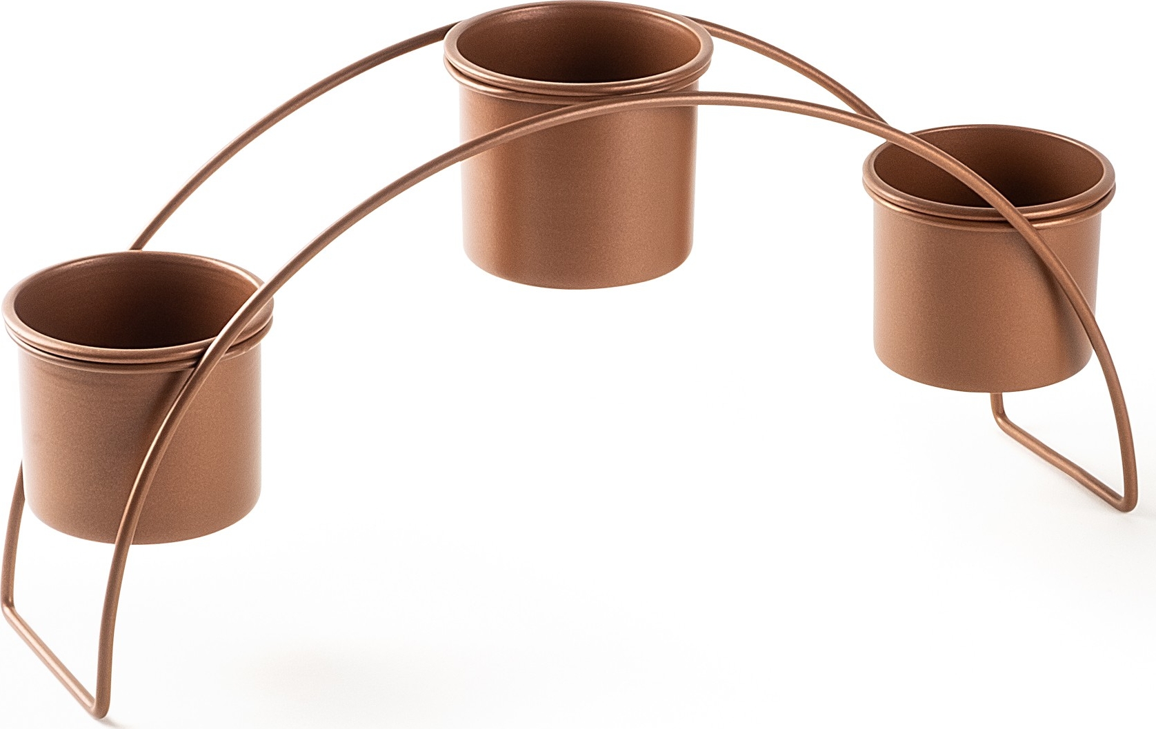 Plato 12 Vorratst�pfe - Kupfer