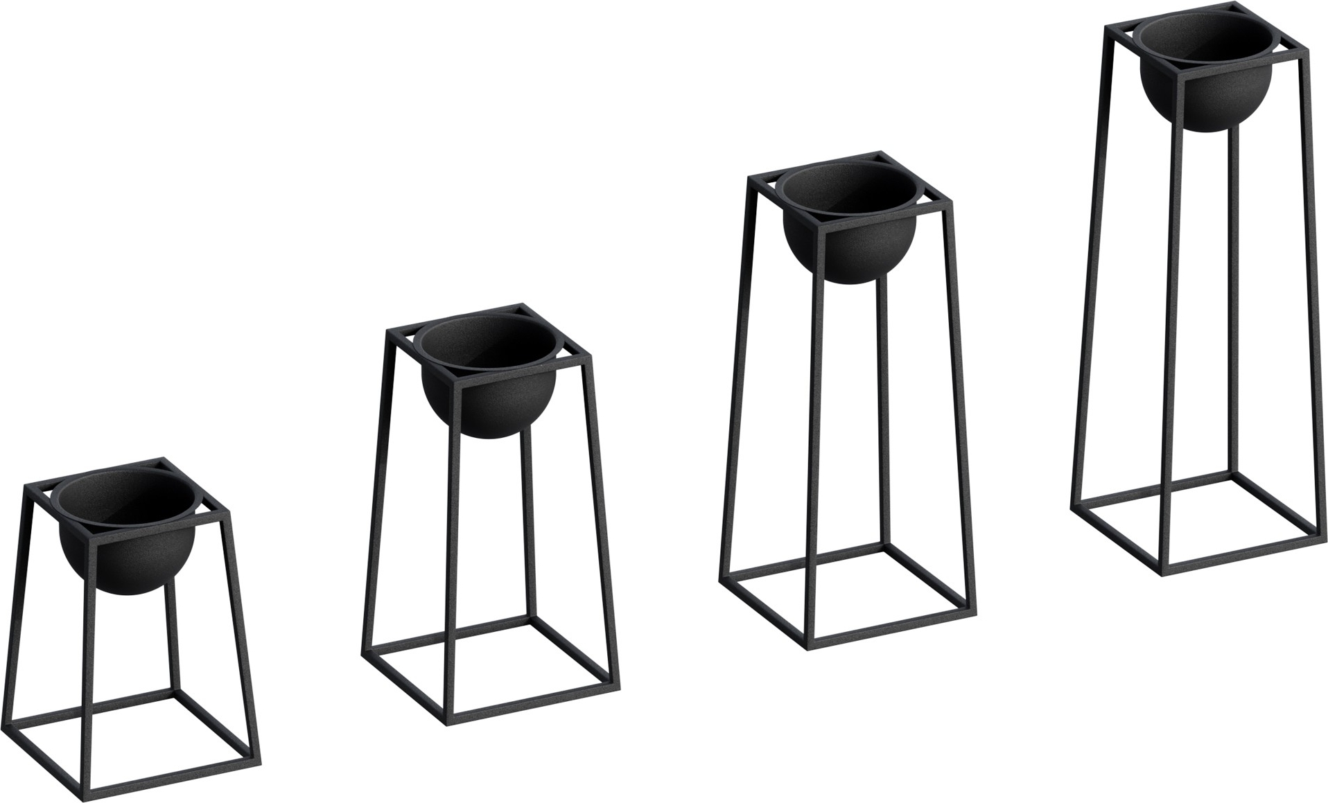 Plato 18 Topf - Schwarz