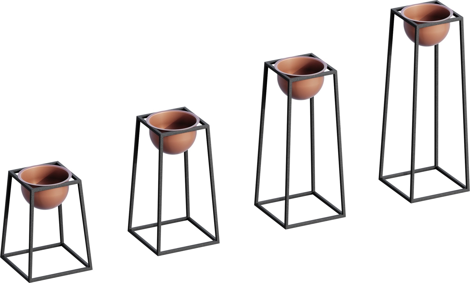 Plato 18 Topf - Schwarz/Kupfer Plato 18 Topf - Schwarz/Kupfer