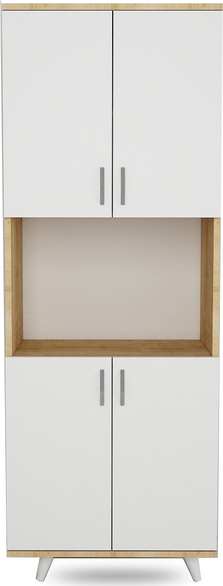 Schrank Selin - Eiche/weiß Schrank Selin - Eiche/weiß