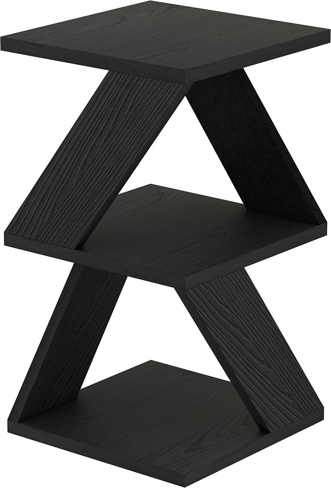 Albeni Beistelltisch - Schwarzes Holz