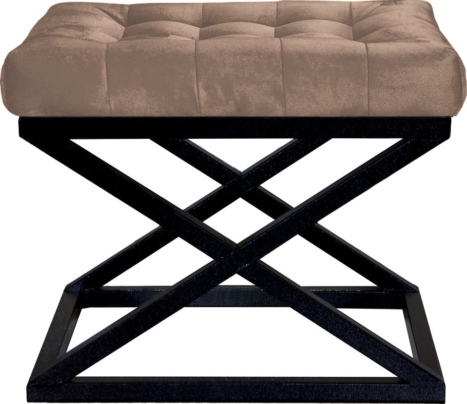 Capraz Hocker - Schwarz/Braun