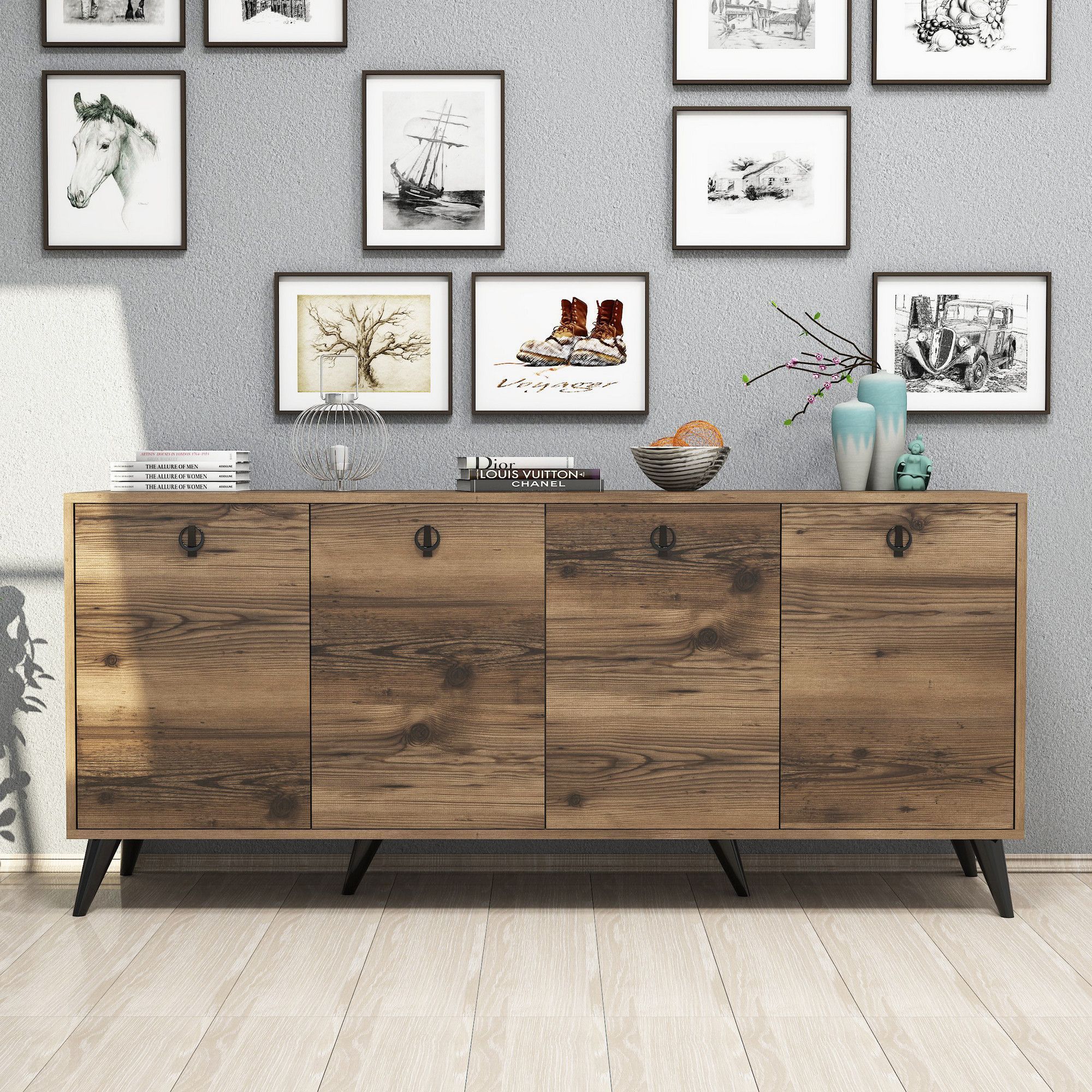 Elite Sideboard - Nussbaum hell Elite Sideboard - Nussbaum hell