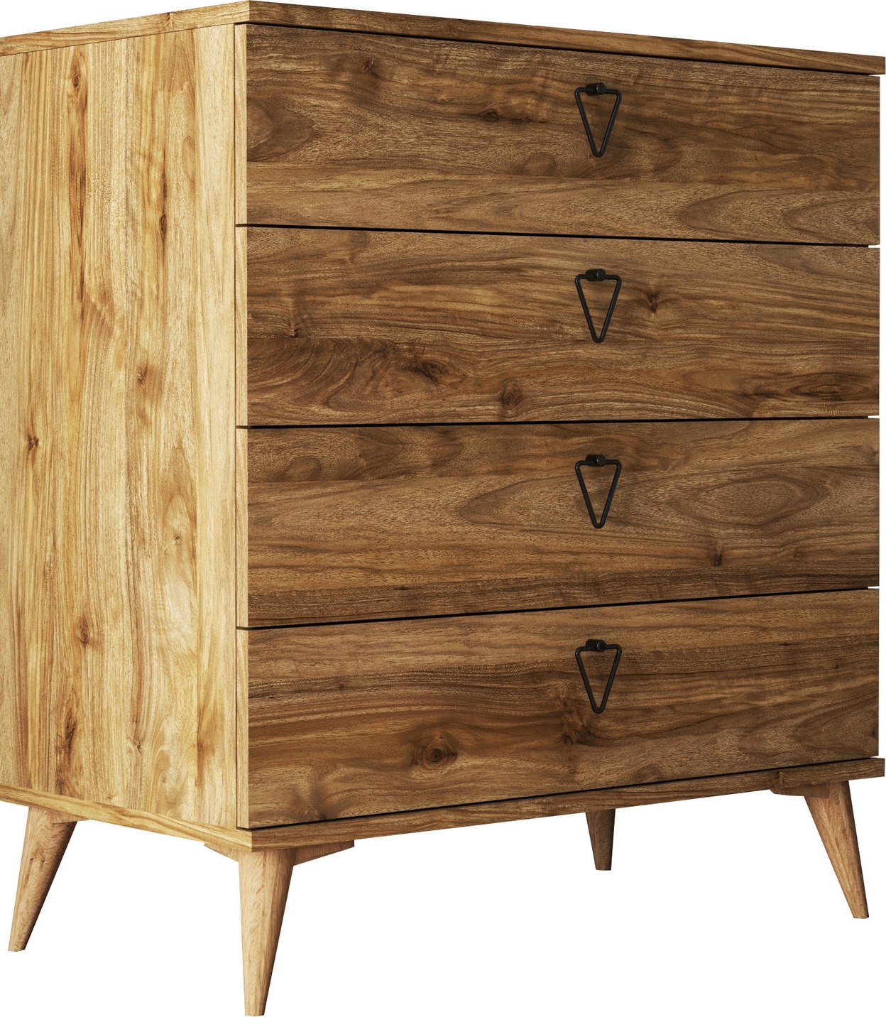 Versal-Kommode - Nussbaum