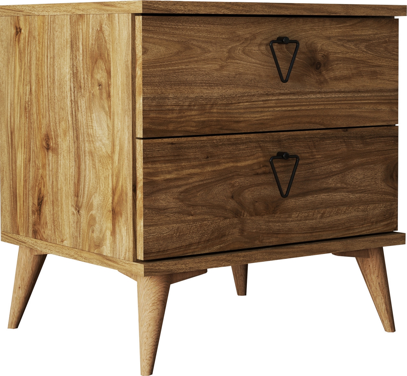 Versal-Nachttisch - Nussbaum Versal-Nachttisch - Nussbaum