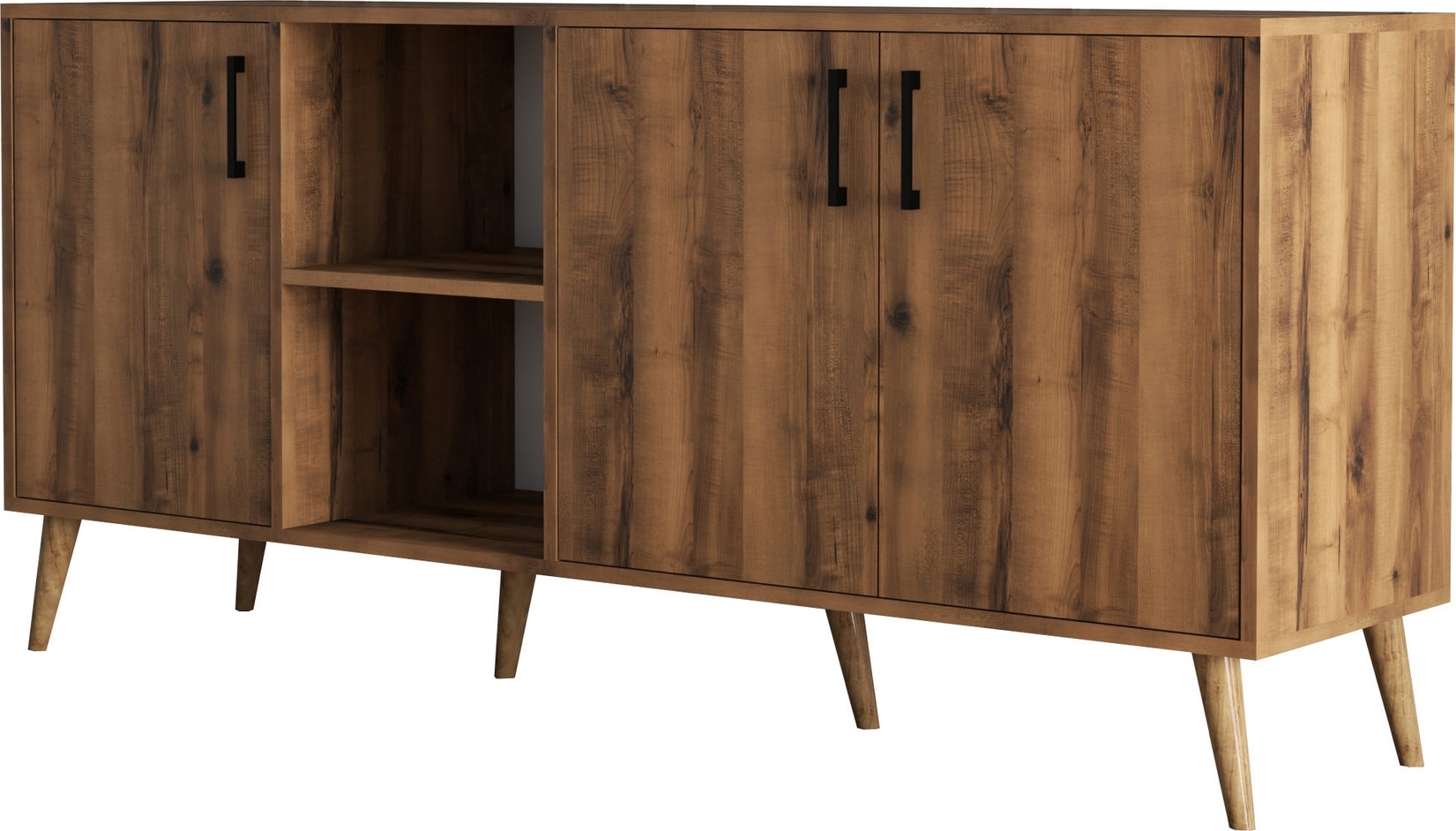 Exxen Sideboard - Nussbaum