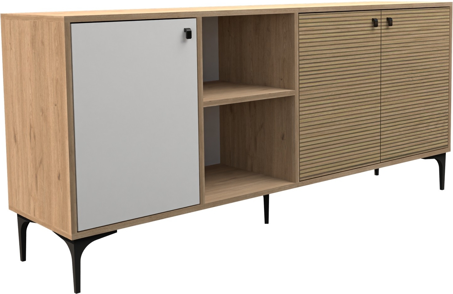 Vision Sideboard - Eiche/Wei�