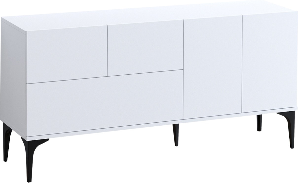 Glise Sideboard - Wei�/Schwarz