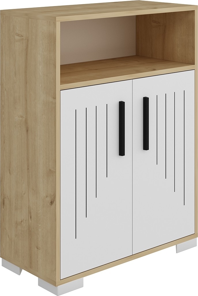 Moon Schrank - Saphir-Eiche/Weiß Moon Schrank - Saphir-Eiche/Weiß