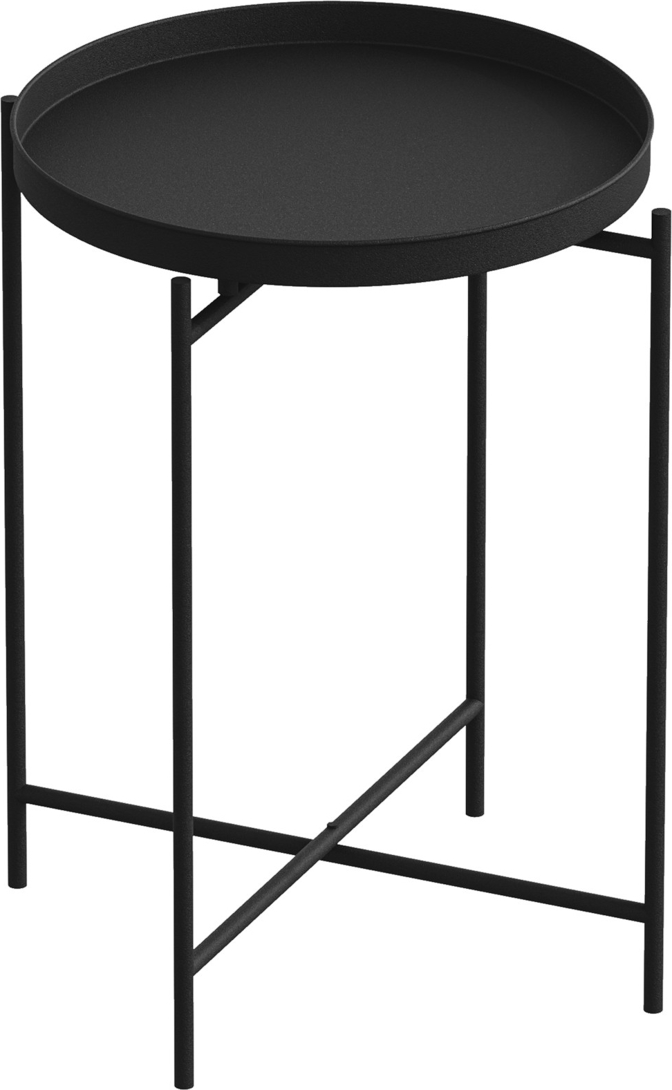 Vela Couchtisch �46 cm - Schwarz