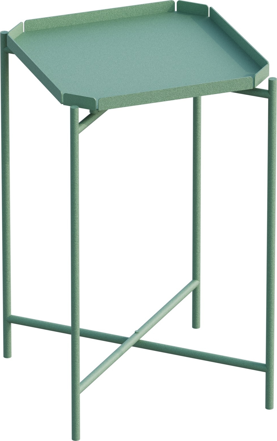 Vela Couchtisch 46 x 46 cm - Gr�n