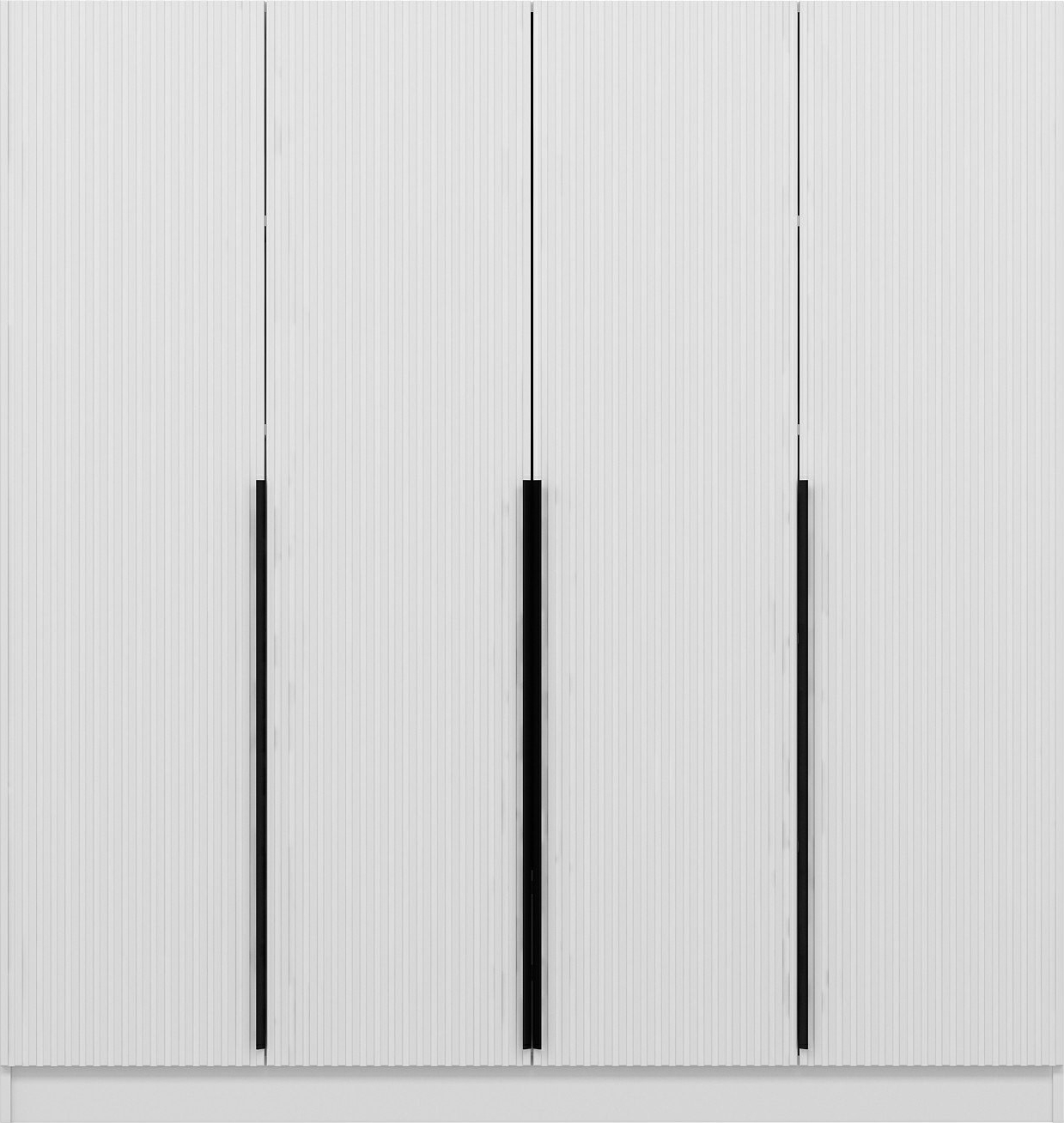 Cikani Kleiderschrank 180x52x210 cm - Wei�