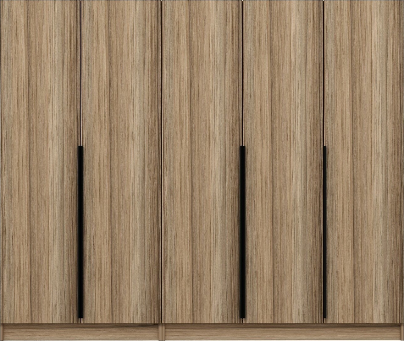 Cikani Kleiderschrank 225x52x210 cm - Eiche