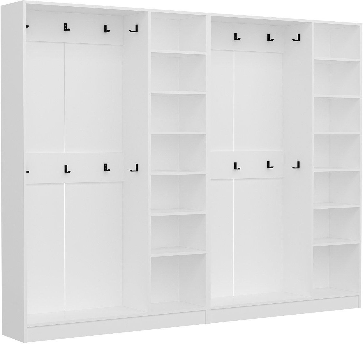 Armadio Flurmöbel B 270 x 35 x 210 cm - Weiß Armadio Flurmöbel B 270 x 35 x 210 cm - Weiß