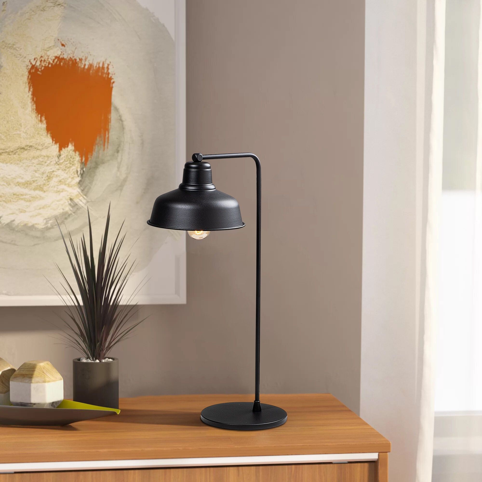 Bergen Tischlampe - Schwarz