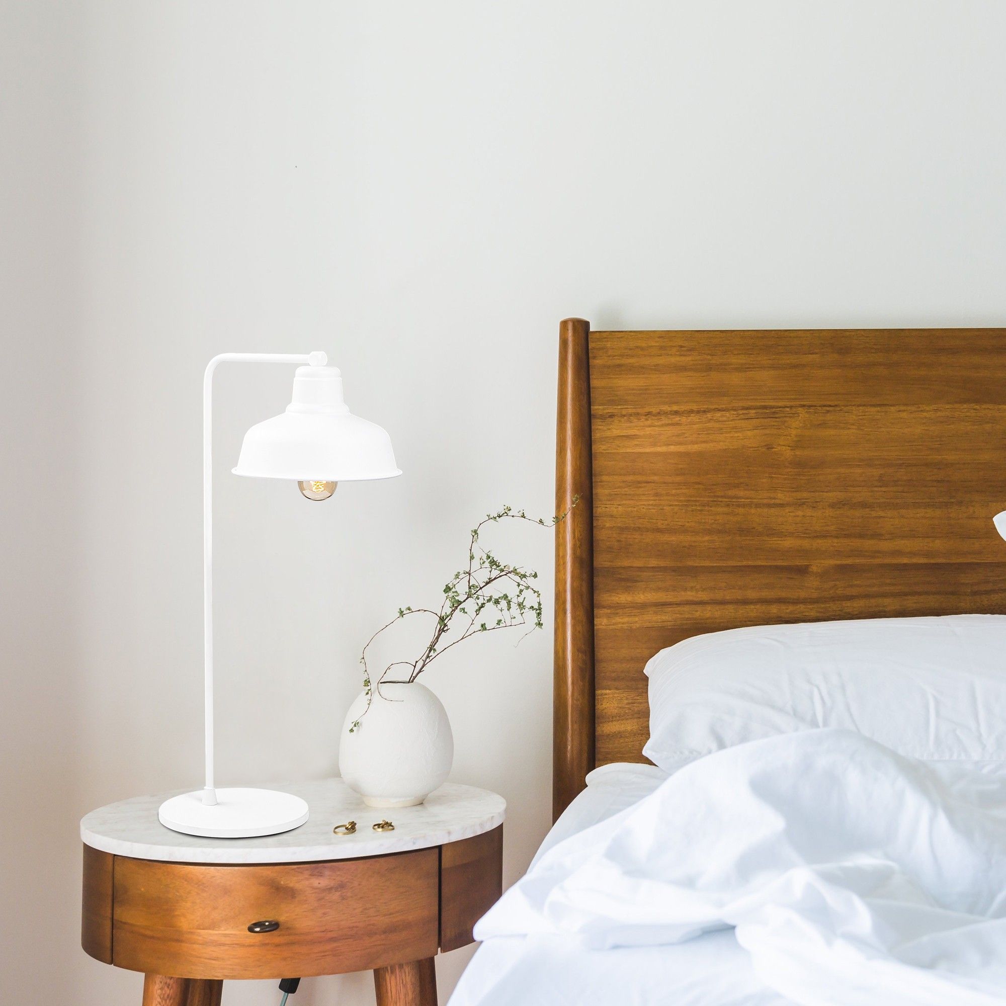 Bergen Tischlampe - Wei�