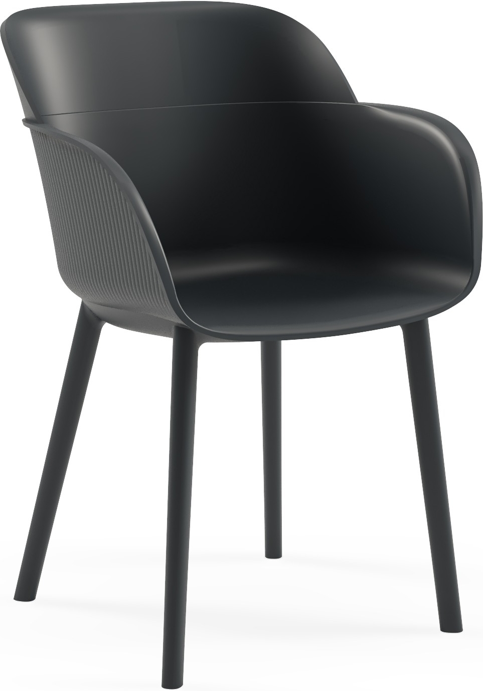 Schalensessel 2er-Pack - Anthrazit Schalensessel 2er-Pack - Anthrazit