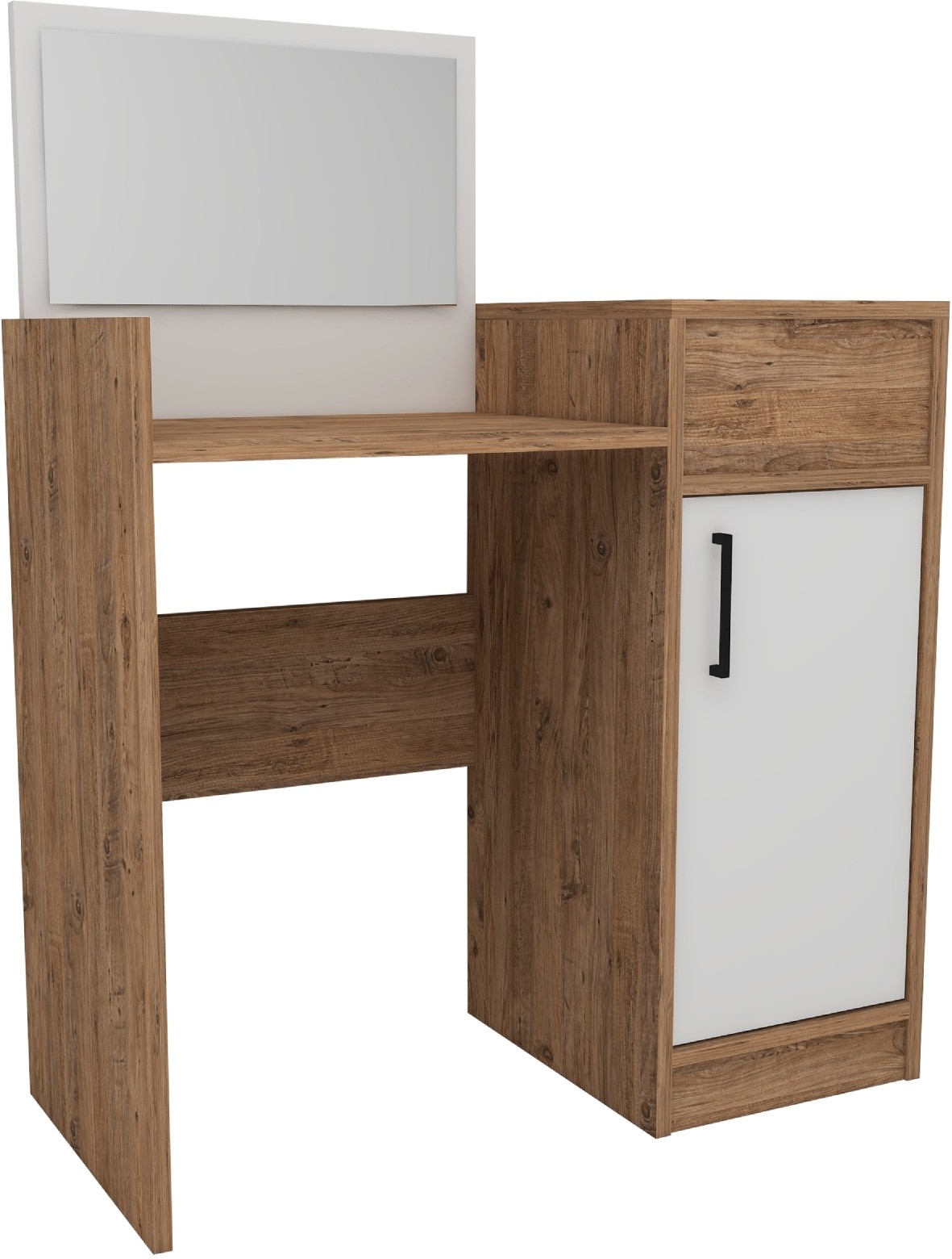 Sedef Schminktisch 85,4 x 40 cm - Kiefer/Weiß Sedef Schminktisch 85,4 x 40 cm - Kiefer/Weiß