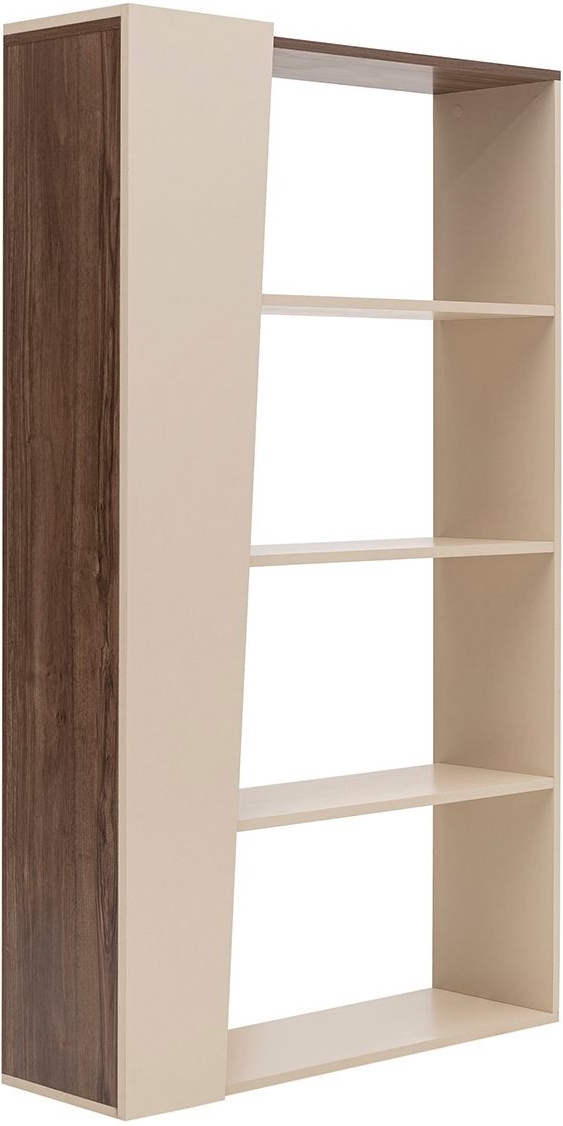 Clark B�cherregal - Walnuss/Beige