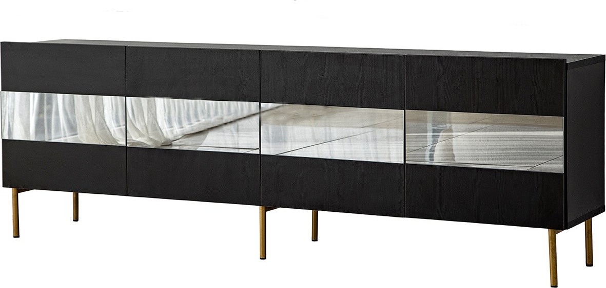 Leon Medienbank - Gold/Schwarz