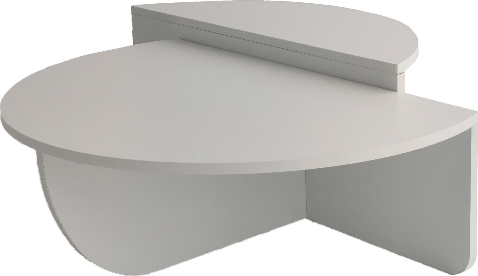 Podium Couchtisch 90 x 90 cm - Wei�